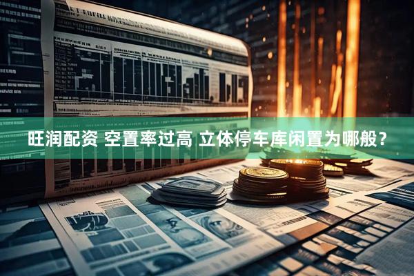 旺润配资 空置率过高 立体停车库闲置为哪般？